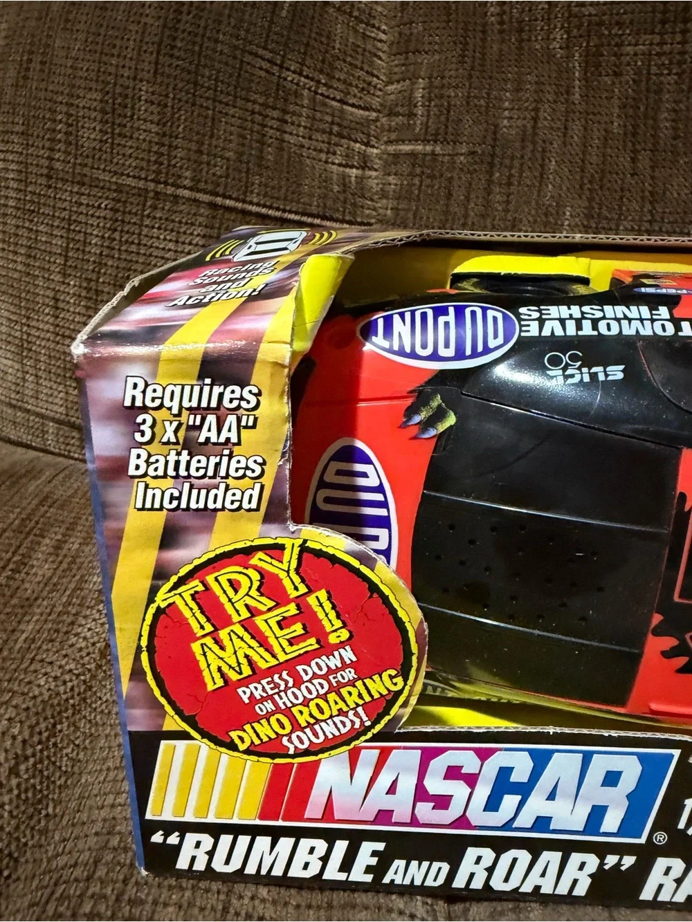 Nascar Red and Black #24 Toy Racecar - Rumble & Roar